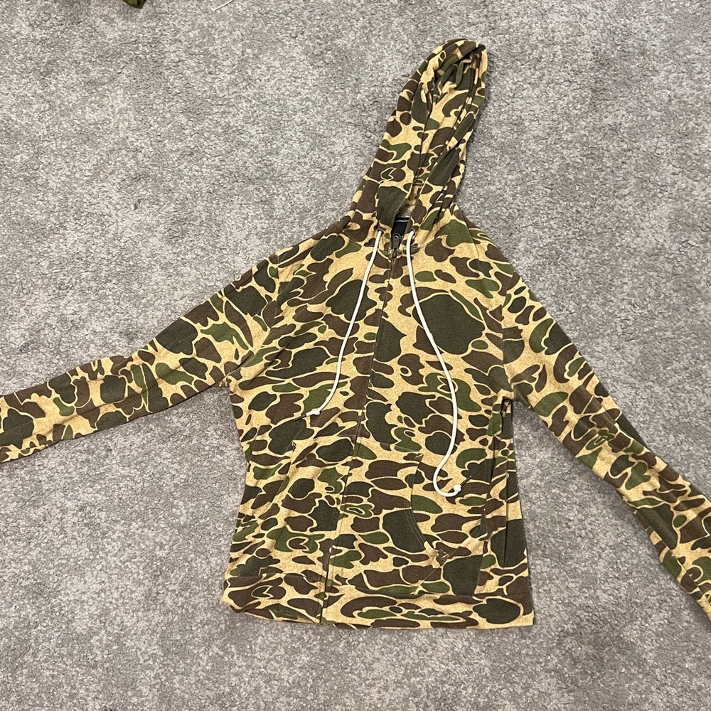 Obey camp zip up hoodie